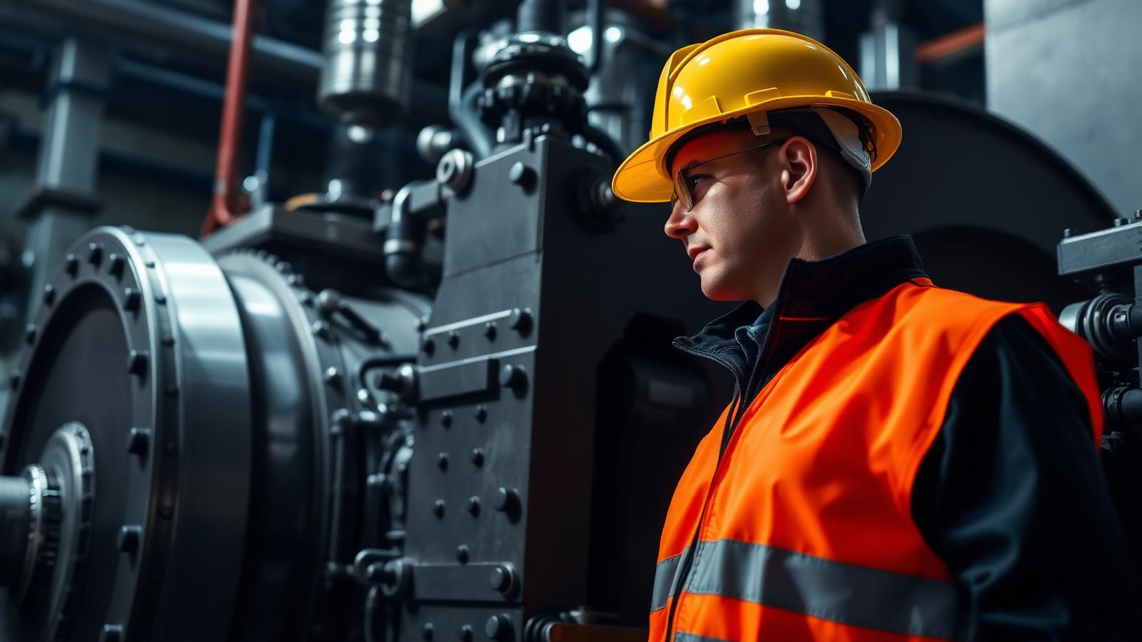 Engineer at work